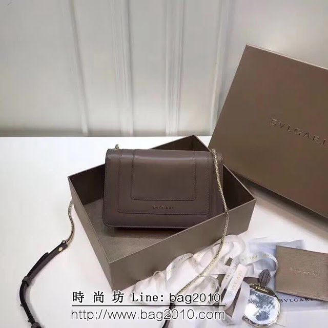 BVLGARI寶格麗 專櫃新款 蛇頭扣環 單層蛇頭包 鏈條單肩斜挎包 B39174 FYD1319